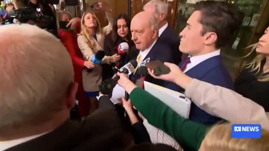 ⁣Broadcaster Alan Jones Speaks After Facing Court on Sexual Assault and Touching Charges