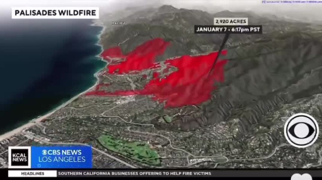 ⁣The Shocking Speed at Which the Fire Spread in Los Angeles