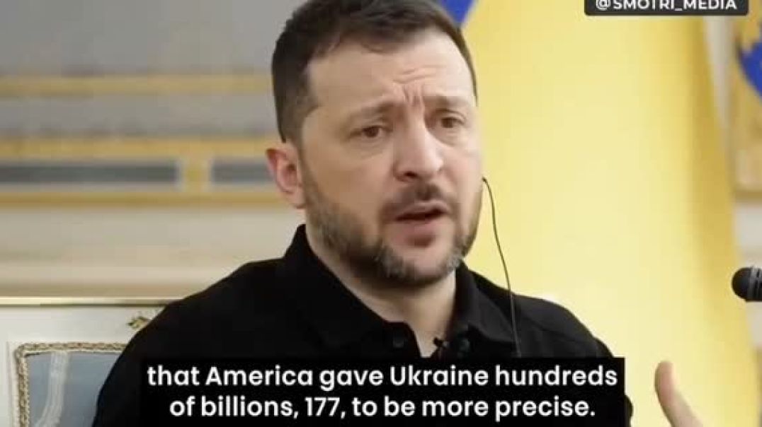 ⁣Bombshell- Zelensky Claims $100 Billion Out of the $177 Billion We Gave Them is Somehow Missing: I D