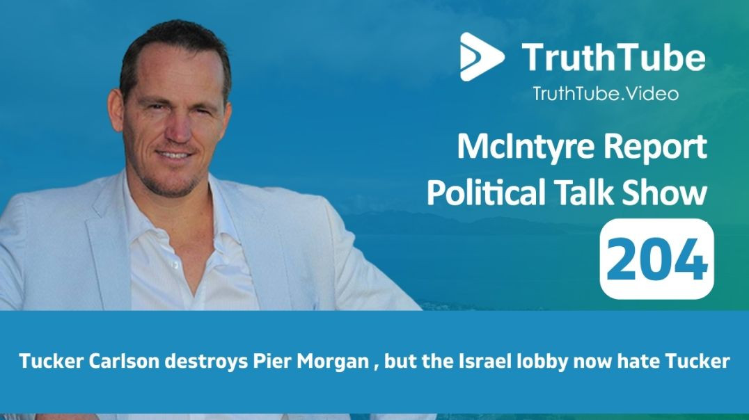 ⁣Tucker Carlson destroys Pier Morgan , but the Israel lobby now hate Tucker