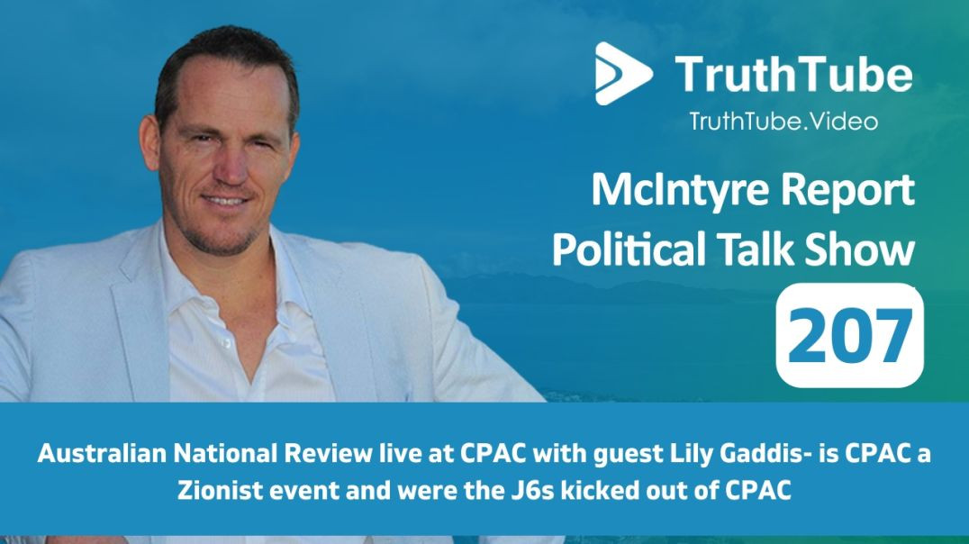 ⁣Australian National Review live at CPAC with guest Lily Gaddis- is CPAC a Zionist event and were the