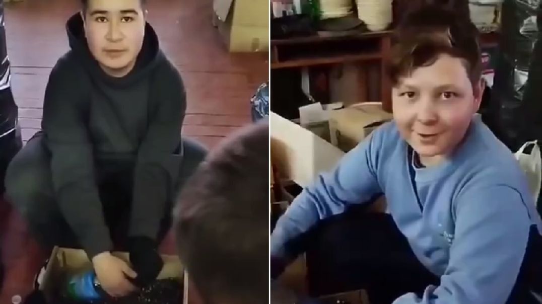 ⁣Shocking Footage of Ukrainian School Children Being Used to Make Shrapnel Bombs