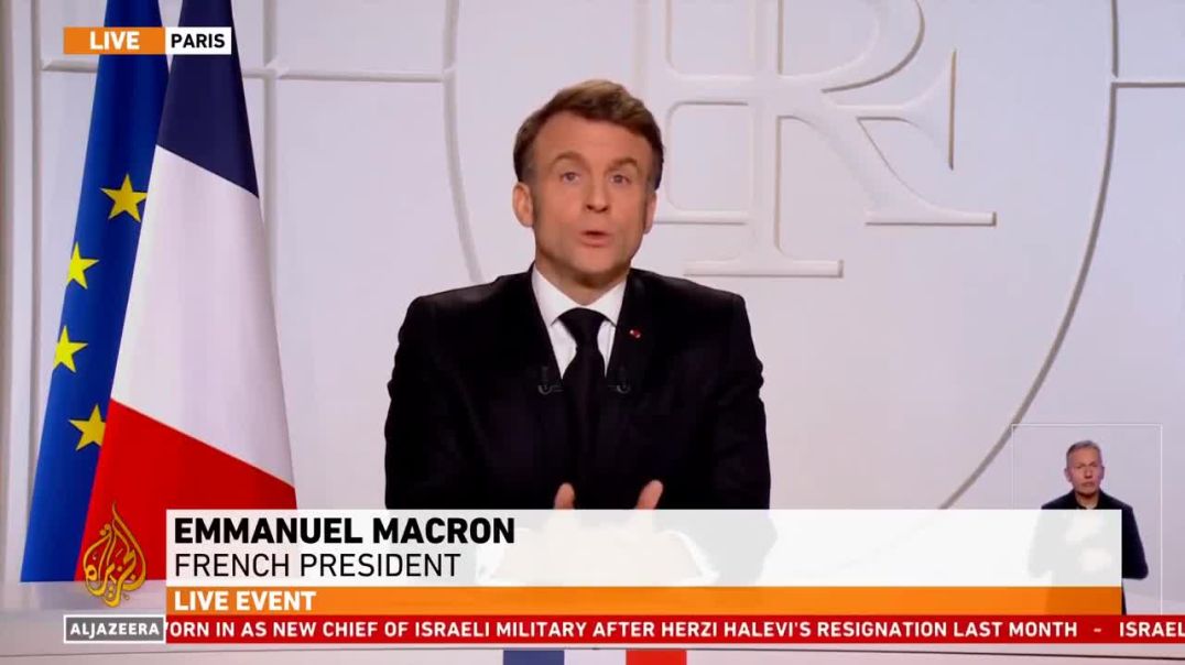 ⁣French President Emmanuel Macron Says Europe Must Prepare for War With Russia