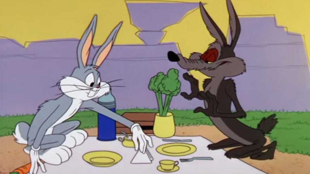 ⁣CLASSIC LOONEY TUNES - BUGS BUNNY AND WILE E. COYOTE