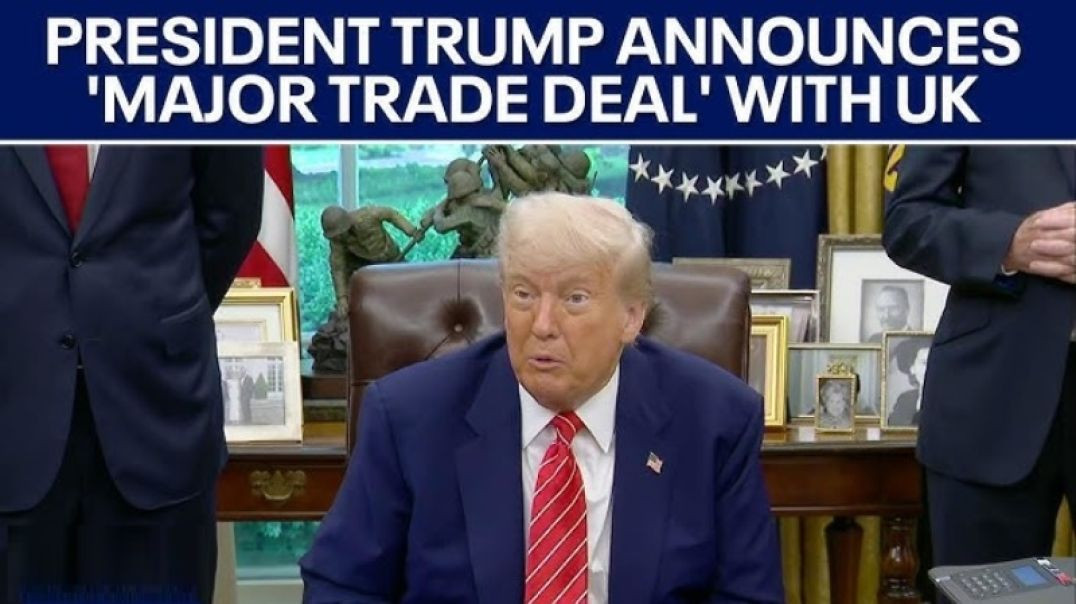 ⁣President Trump Announces Major Trade Deal With the UK