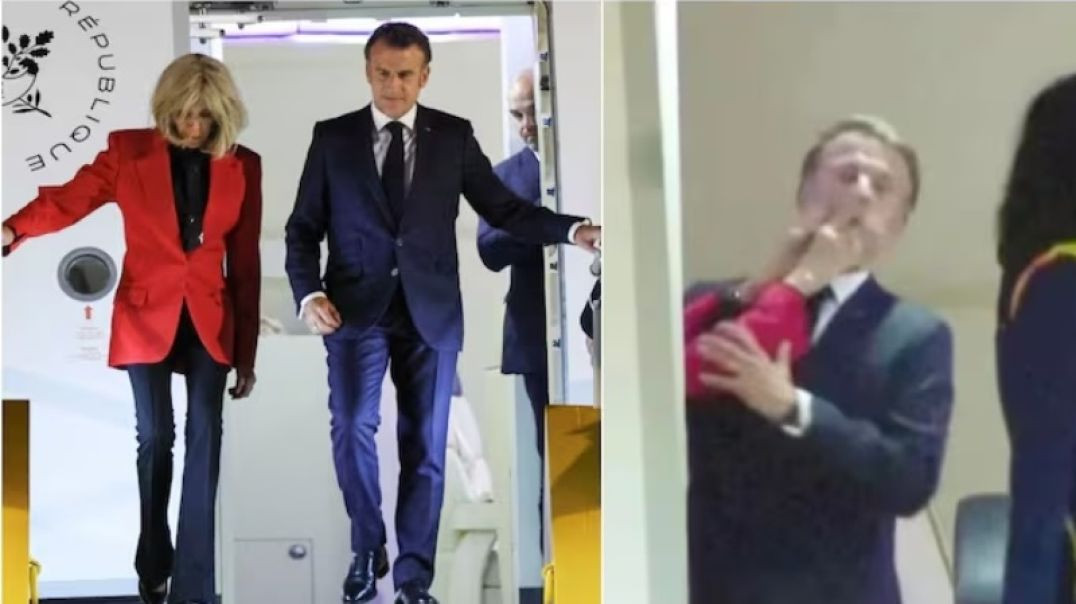 Emmanuel Macron is Beaten by His Wife