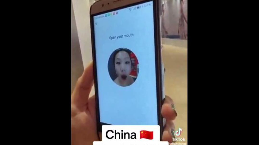 ⁣CHINESE LADY FAILS FACE RECOGNITION,CAN`T BUY FOOD