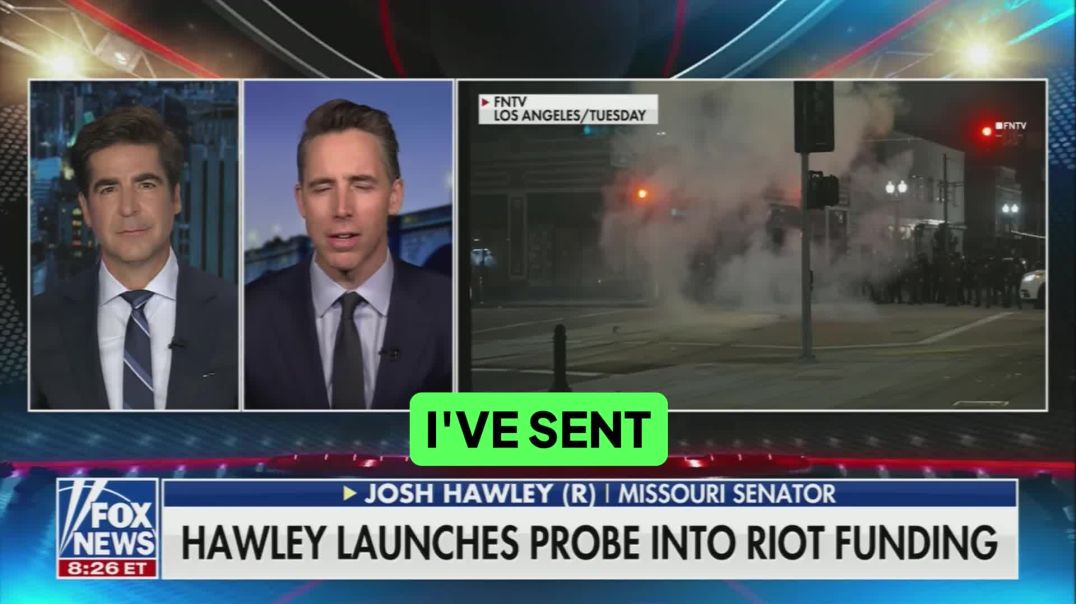 ⁣BREAKING: Sen. Josh Hawley Announces that He’s Officially Launched an Investigation Into the Dark Mo
