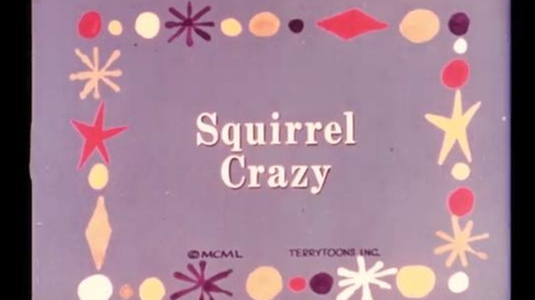⁣Squirrel Crazy- Terrytoons (1951)