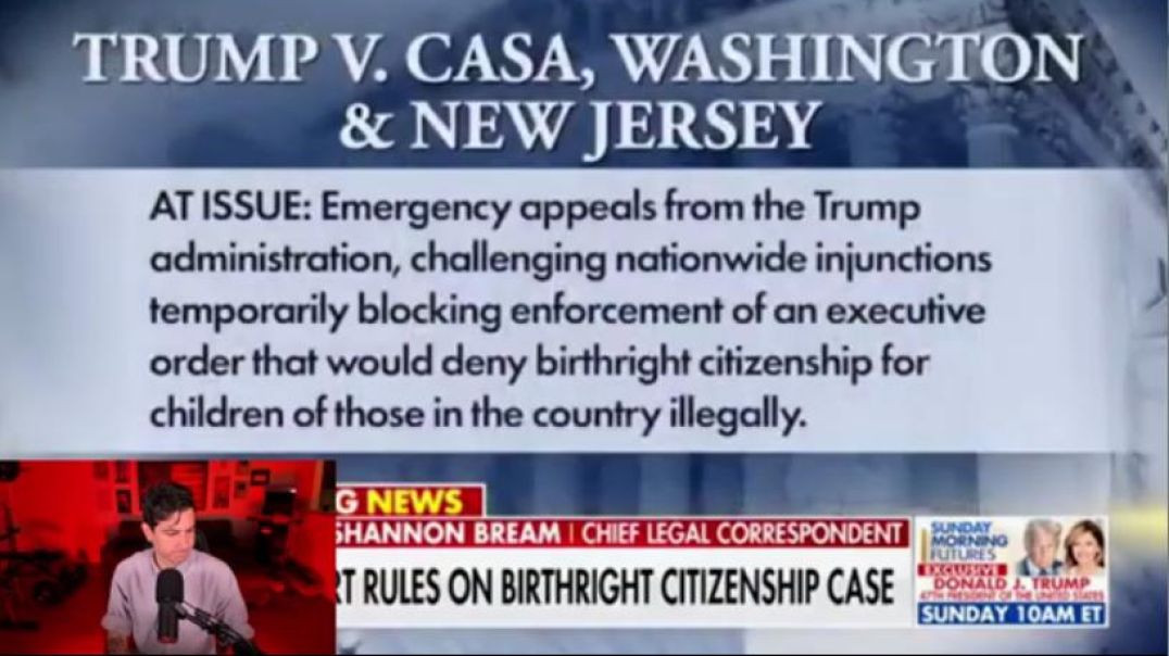 ⁣SUPREME COURT GIVES A BOOST TO ENDING BIRTHRIGHT CITIZENSHIP