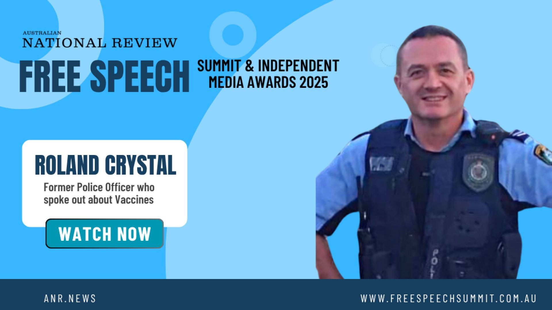 ⁣Free Speech Summit & Independent Media Awards 2025 | ROLAND-CRYSTAL