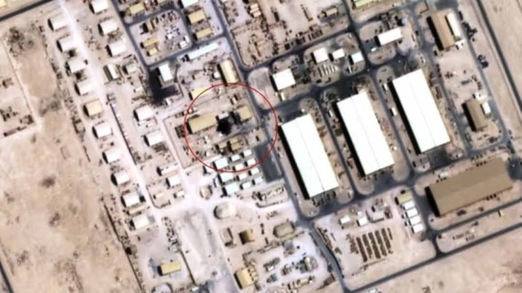 ⁣Satelliate Images and Pentagon Spokesman Now Confirm Iranian Attack on Al Udeid did Hit Strike the B