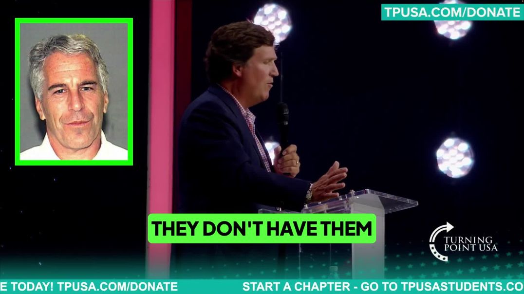 ⁣Tucker Carlson Reveals Who He Thinks Funded Jeffrey Epstein’s Crimes