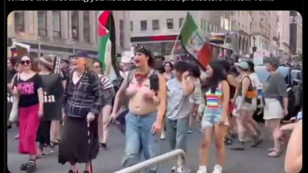 PROTESTS IN NEW YORK HAVE A DIFFERENT FLAVOR THAN PROTESTS IN L.A.