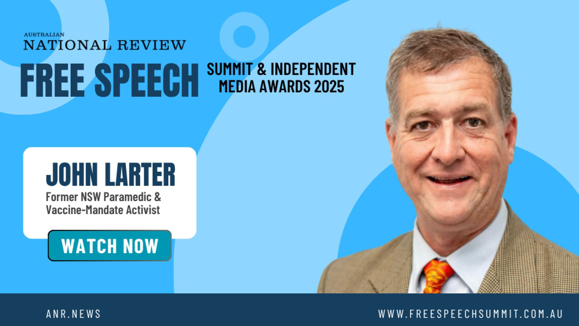 ⁣Free Speech Summit & Independent Media Awards 2025 | JOHN-LARTER