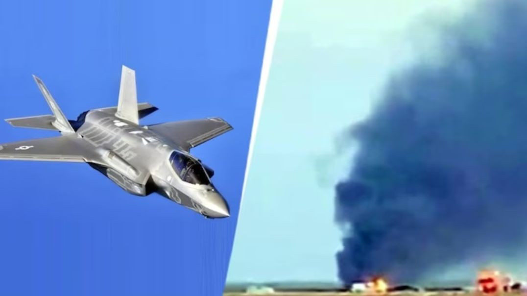 ⁣Confirmed: A US Navy F-35C Fighter Jet crashed Near Naval Air Station Lemoore in California