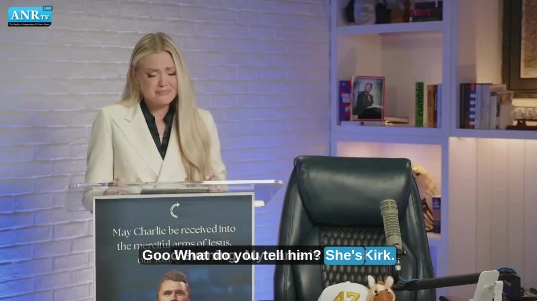 ⁣Erika Addresses the Nation after the Assassination of her Husband, Charlie Kirk