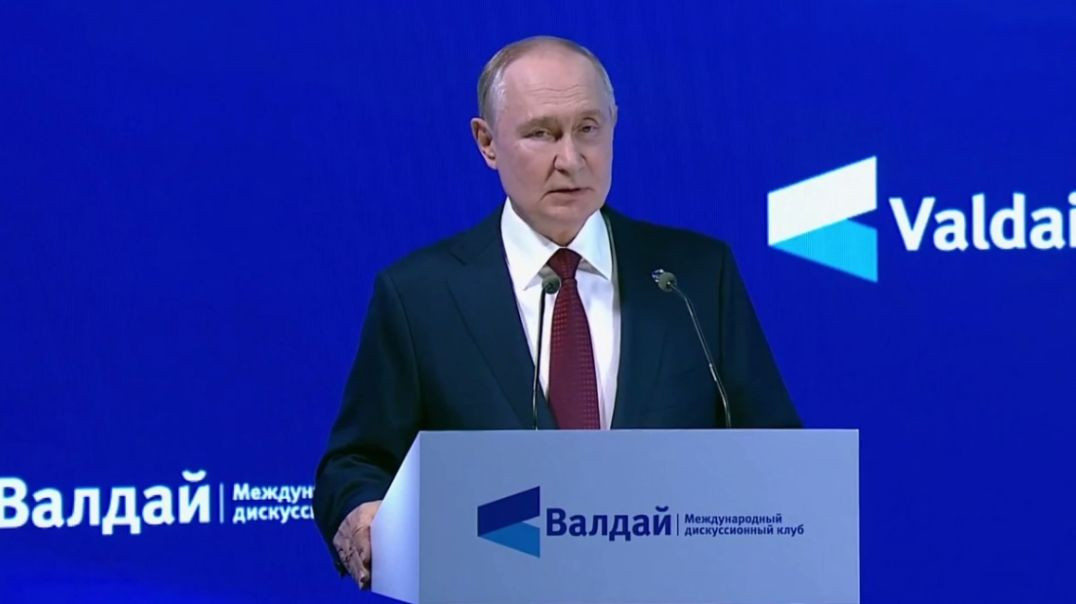 ⁣Russian President Vladimir Putin Delivered a Speech at the Valdai Forum