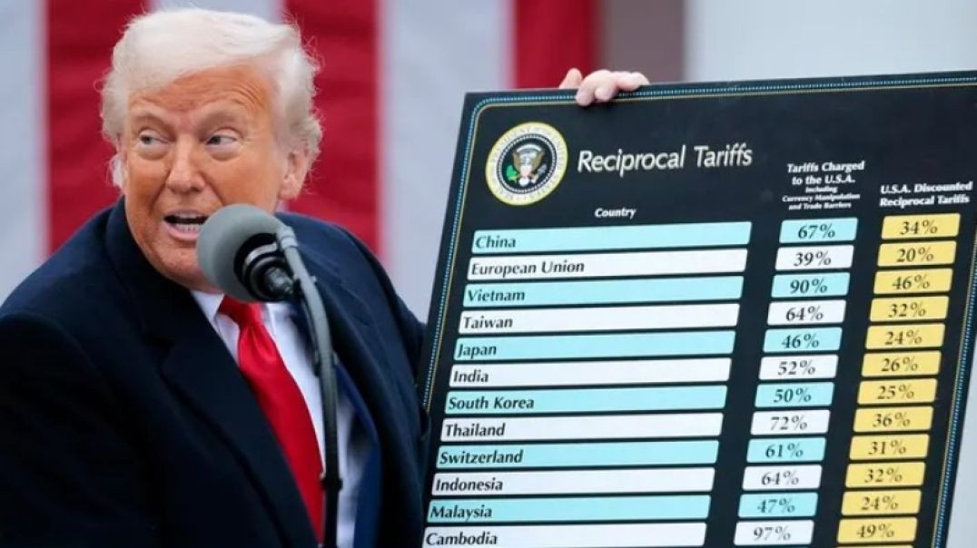⁣Trump Says his Tariffs will Net US 'Over TRILLION Dollars a Year'