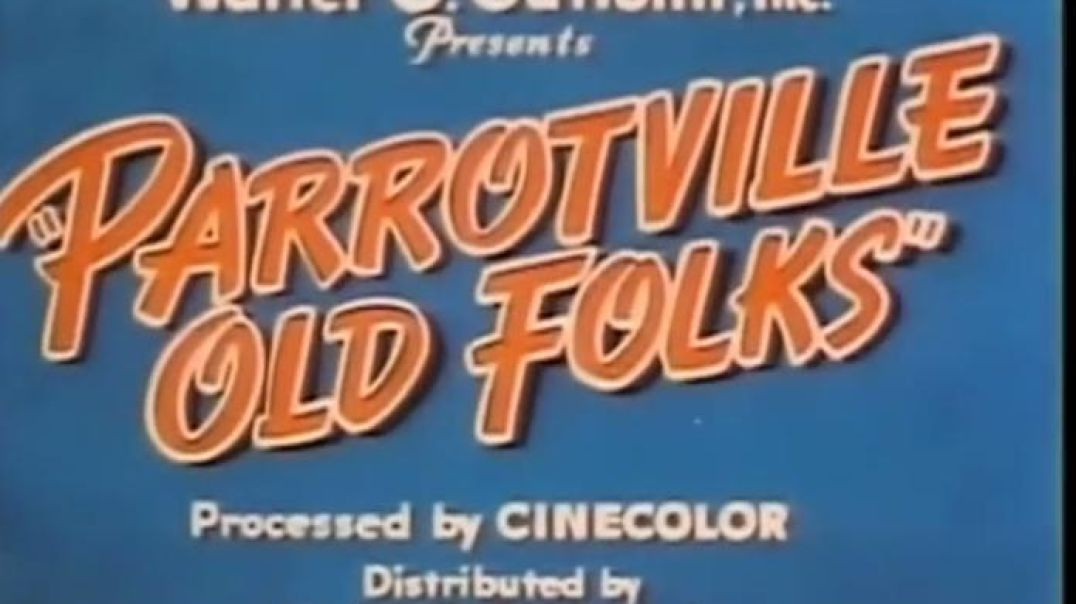 ⁣PARROTVILLE OLD FOLKS (OLD CARTOONS FROM THE 1930s)