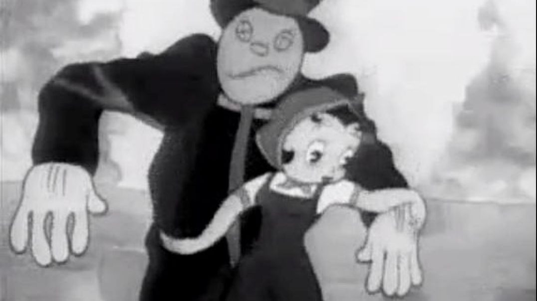 Betty Boop-Scared crow