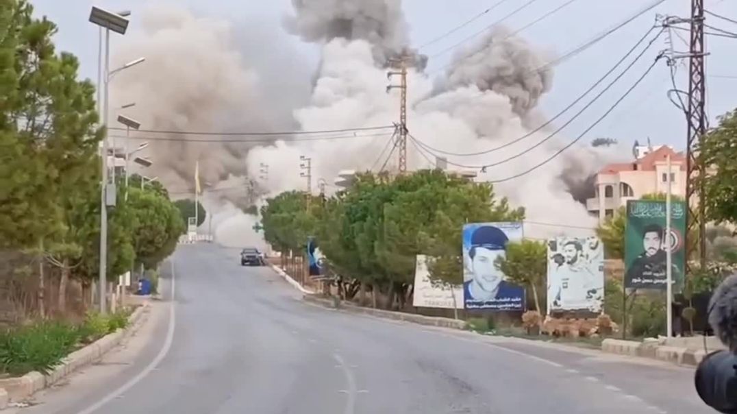 ⁣The Israeli Air Force is Carrying out Massive Airstrikes on the Infrastructure of the Hezbollah Grou