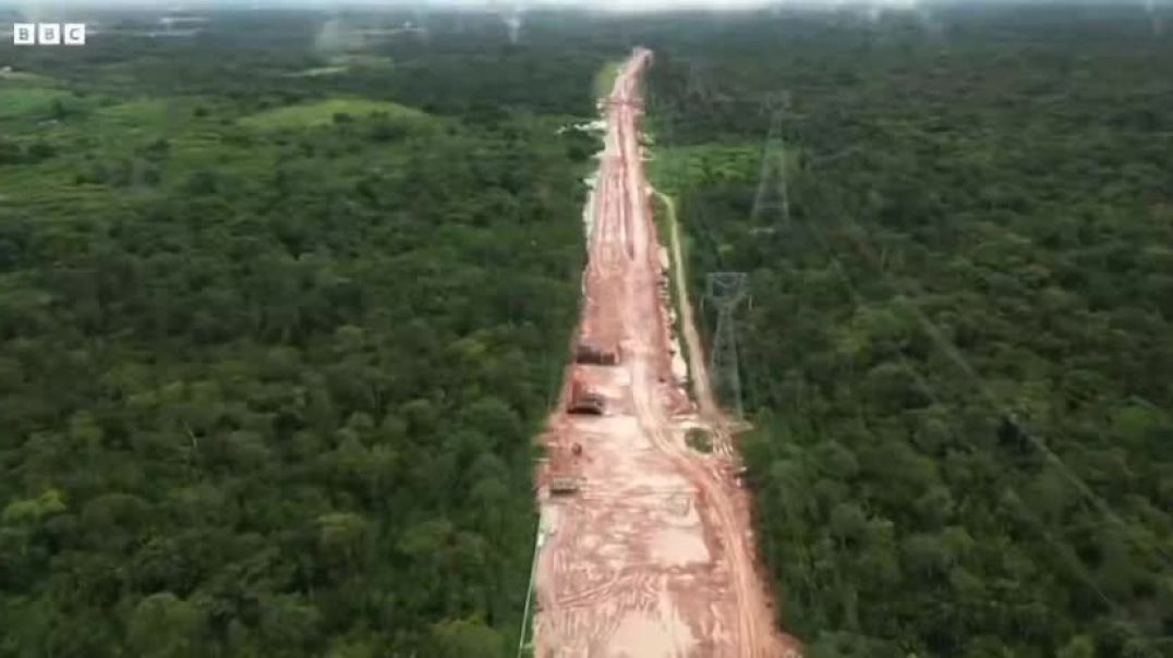 ⁣Tens of Thousands of Acres of Amazon Rainforest Destroyed to Build Gigantic Highway for UN Climate C