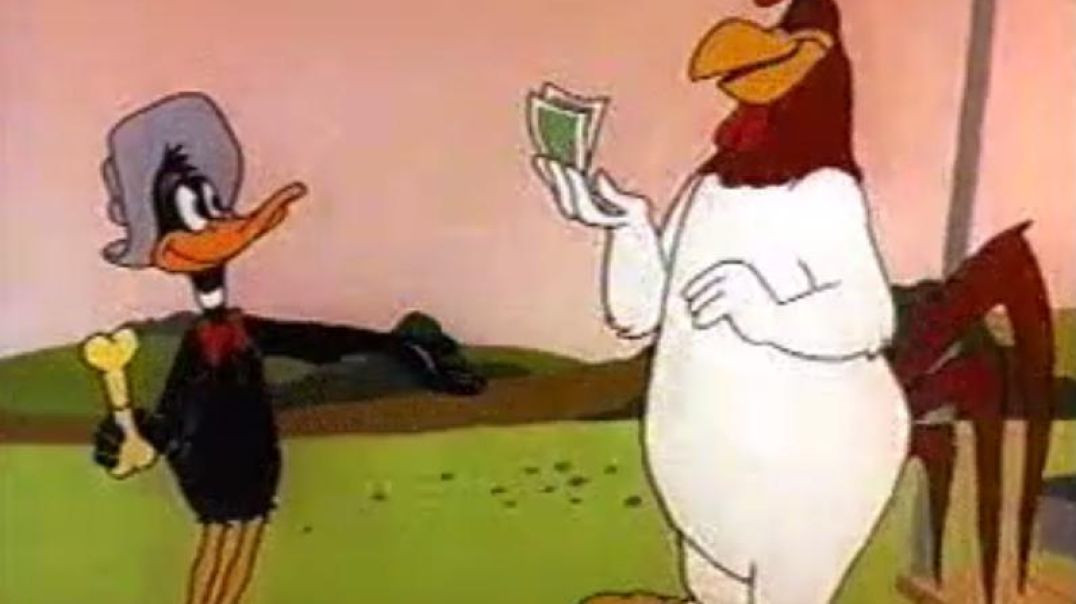 Foghorn Leghorn and Daffy Duck - THE HIGH AND THE FLIGHTY (1956)