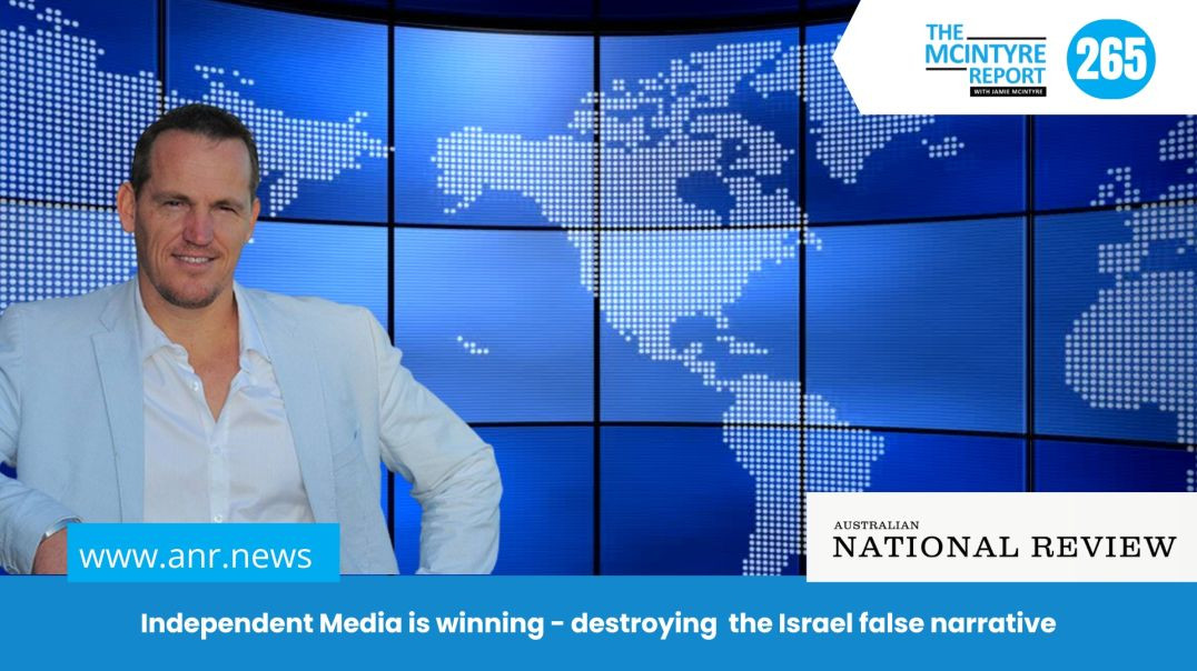 ⁣Independent Media is winning - destroying  the Israel false narrative