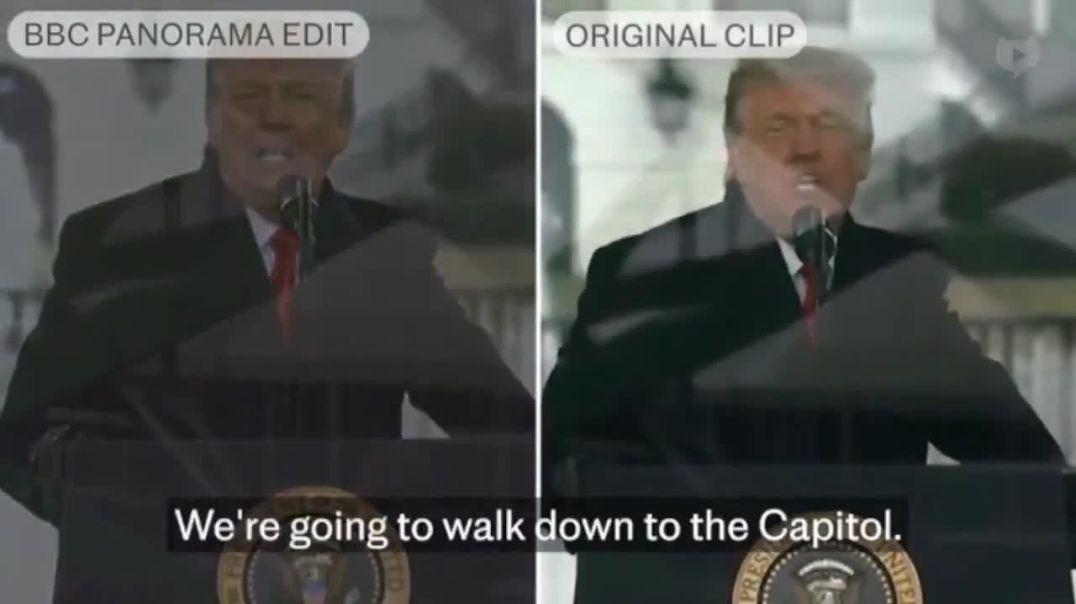 ⁣BREAKING: Trump Just Filed a $10 Billion Defamation Lawsuit Against the BBC for Editing his Jan 6th 