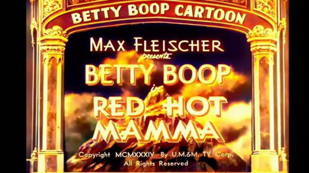 Betty Boop - Red Hot Mamma 1934 - Colorized