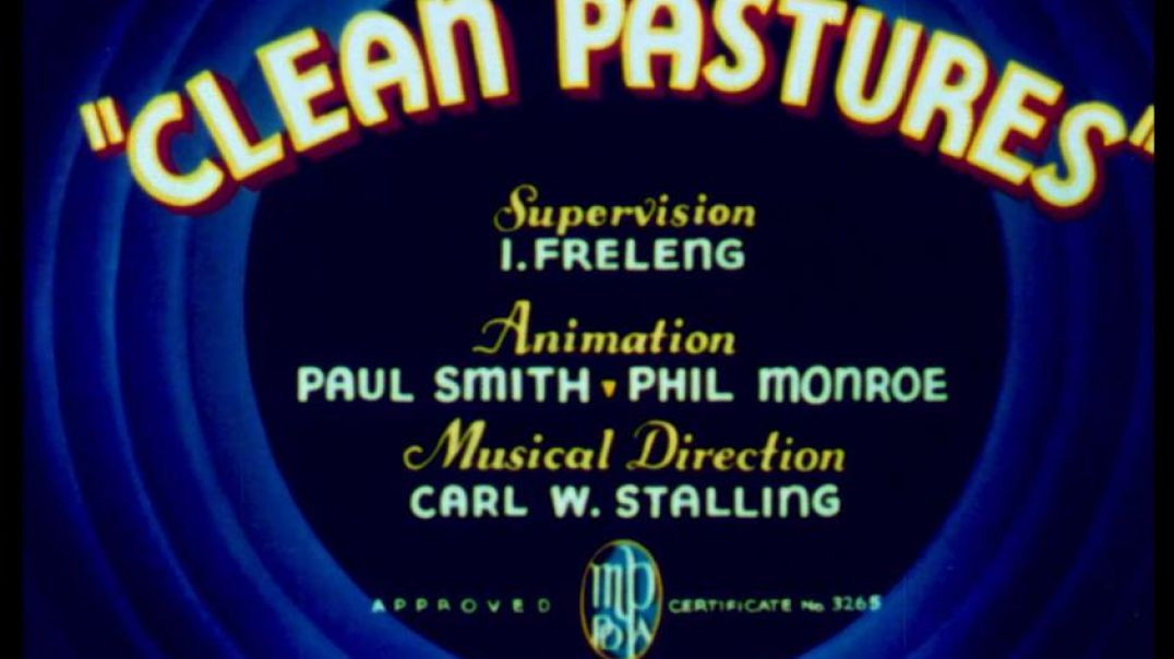 ⁣MERRIE MELODIES-CLEAN PASTURES (1937) BANNED CARTOON