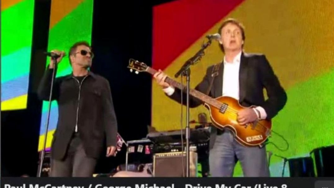 PAUL McCARTNEY AND GEORGE MICHAEL - DRIVE MY CAR