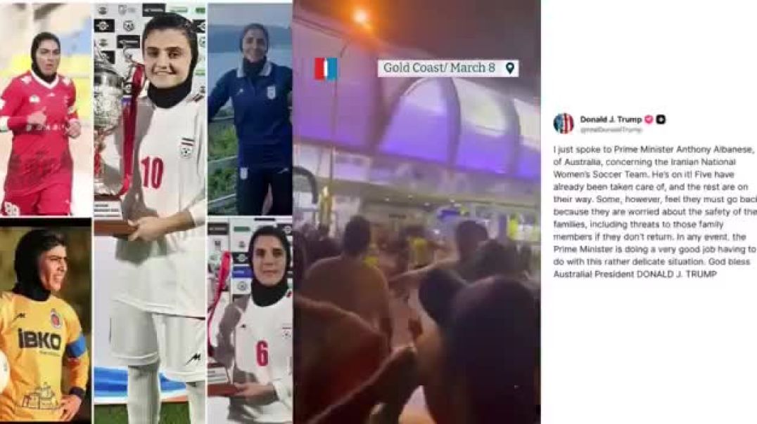 ⁣5 Iranian Women's Soccer Stars FLEE Regime Minders, Seek Asylum in Australia Amid 'Traitor