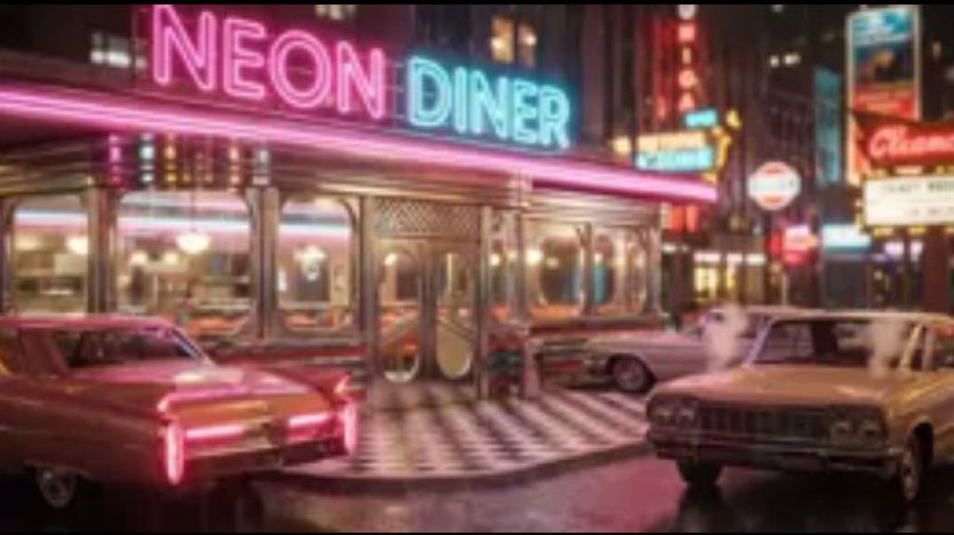 ⁣REBEL QUEEN AT THE NEON DINER (60s STYLE MUSIC VIDEO)