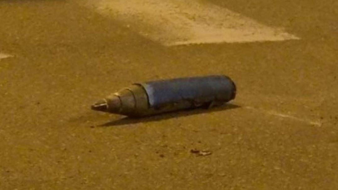 The Arrival of a Cassette Warhead of an Iranian Ballistic Missile Over Central Israel