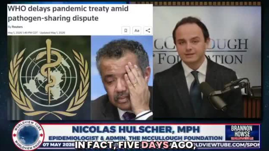 ⁣Hantavirus Fear Campaign Began. WHO Pandemic Treaty Talks Collapsed Prompting Tedros to Warn the Nex