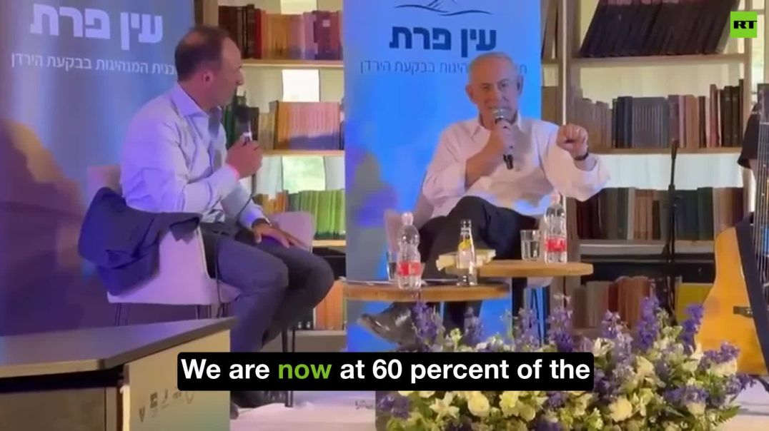 Israeli PM Netanyahu Says Israel Currently Occupies 60% of Gaza and has Instructed the Army to Expan