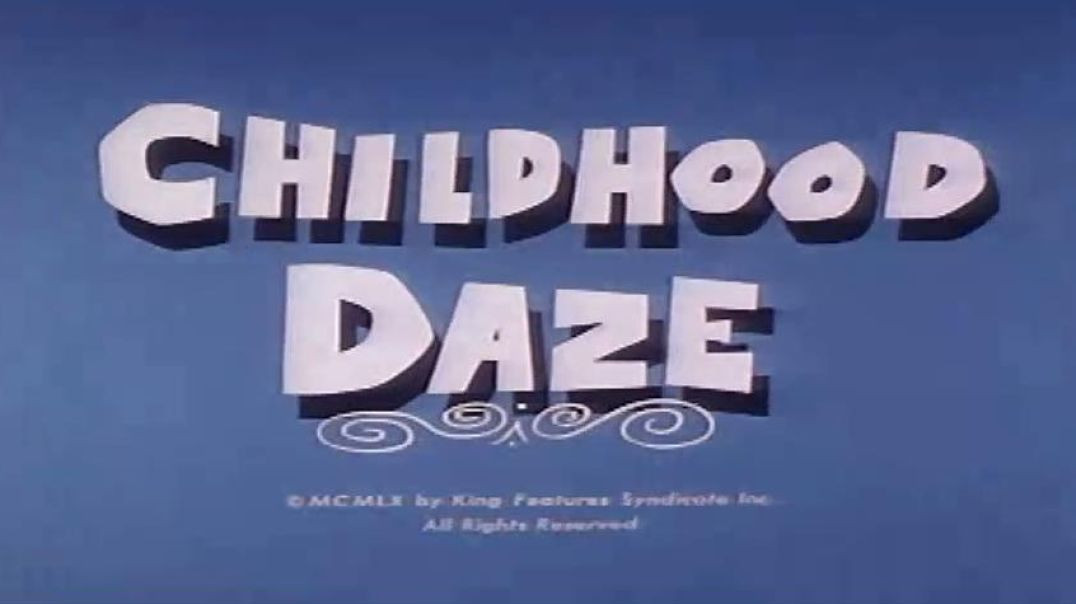 POPEYE in Childhood Daze