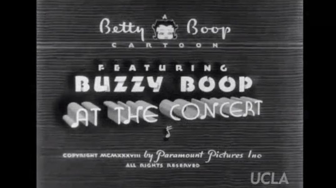 ⁣BETTY BOOP - Buzzy Boop at the Concert (1939)