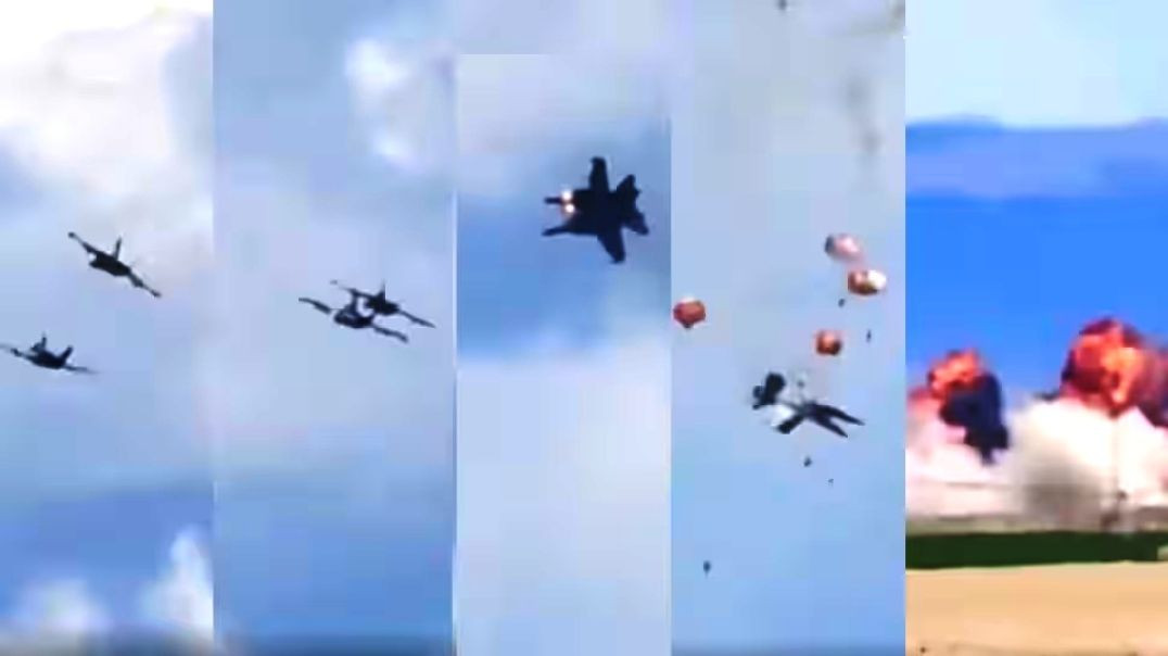 US Navy Aircraft Collided in the Sky During an Air Show