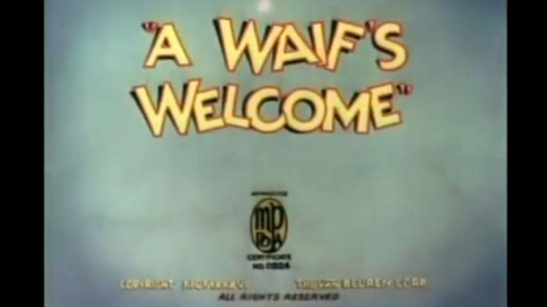 CLASSIC CARTOONS-A WAIF`S WELCOME (1936)