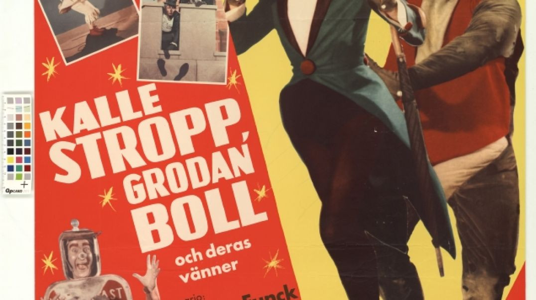 Tecknat Barn Svenska:Kalle Stropp och Grodan Boll: Undervattensäventyret (1959) LP Skivan (Svenska) 
