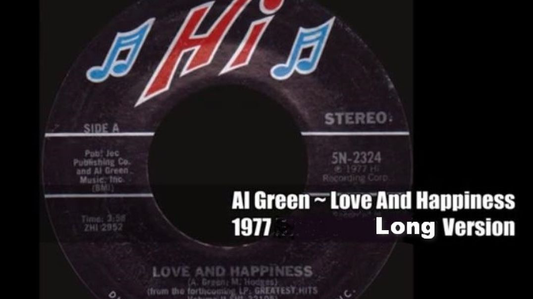 Al Green - Love And Happiness (1977)