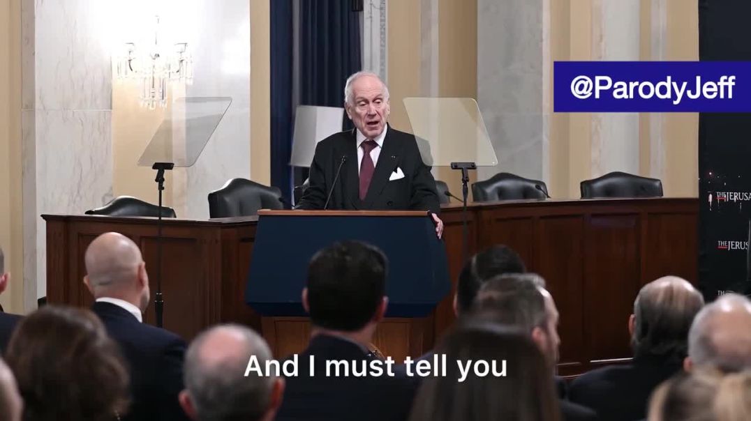 ⁣World Jewish President Ron Lauder Admitted that any Politician who will dare Oppose Israel will be “