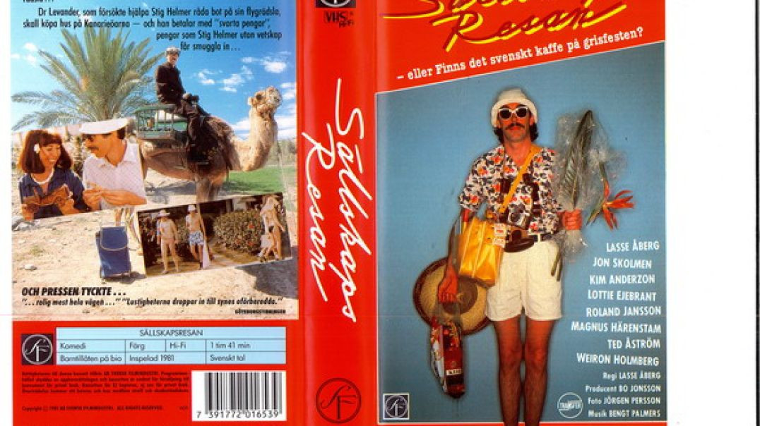 Tecknat Barn Svenska:Sällskapsresan (1980) DVDRIPPEN (Svenska) Hela Filmen