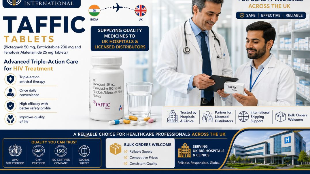 Trusted Global Pharmaceutical Supply Taffic Tablets