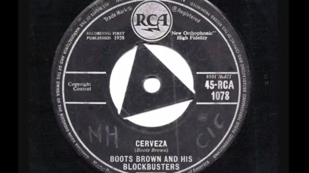 Boots Brown & His Blockbusters - Cerveza (1958)