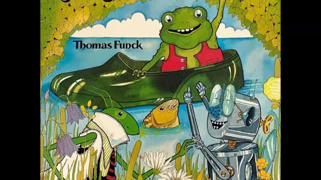 ⁣Tecknat Barn Svenska:Kalle Stropp och Grodan Boll i grön galosch (1975) LP Skivan (Svenska) Hela Mus