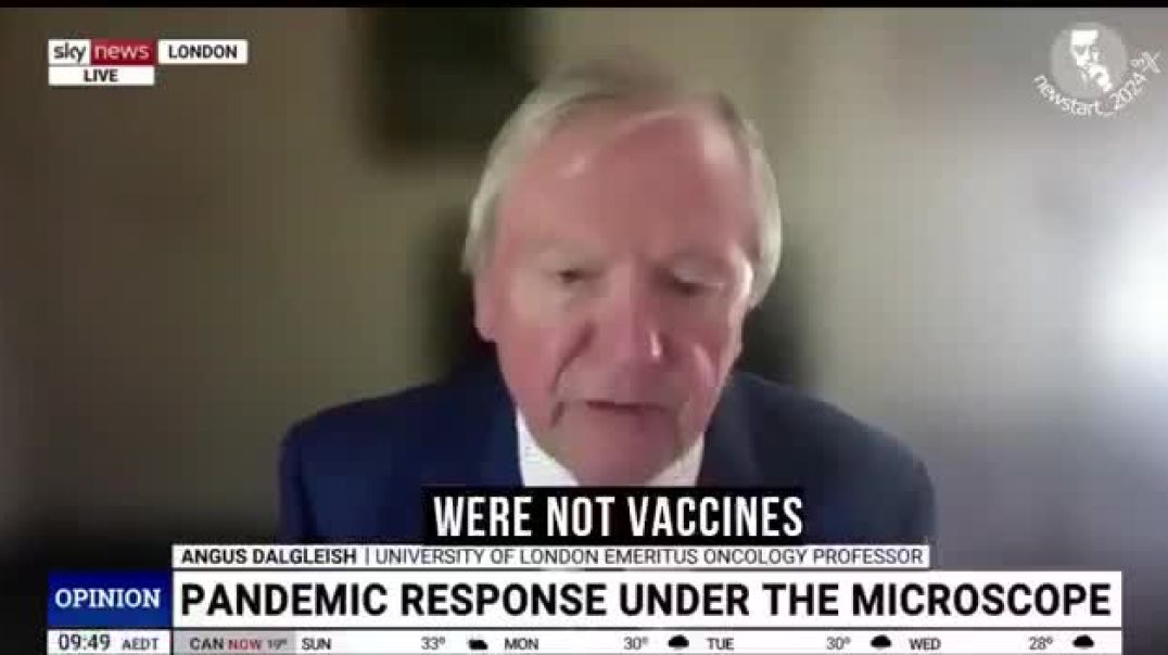 ⁣World Renowned Oncologist Professor Angus Dalgleish: “I’m Terrified what they’ve done… Fauci and Gat